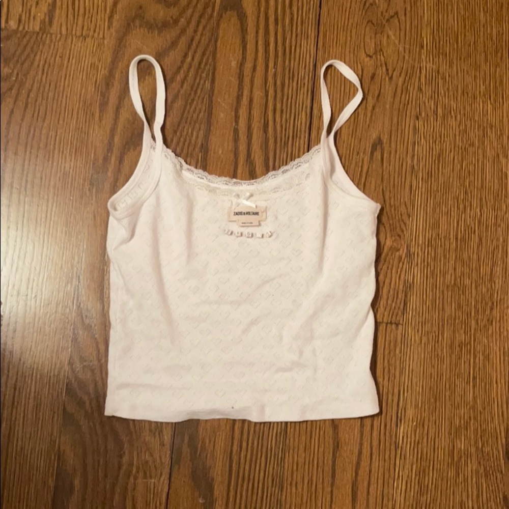 Re worked zadig and Voltaire label y2k top cami